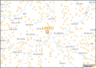 map of Lukići