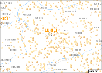 map of Lukići