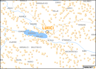 map of Lukići