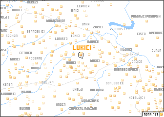 map of Lukići