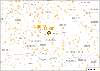 map of Lukići