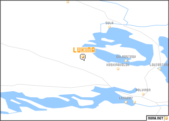 map of Lukina