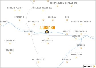 map of Lukinka