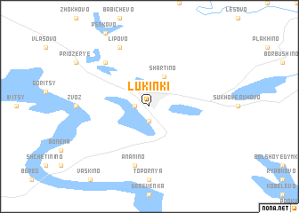 map of Lukinki