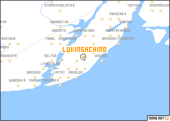 map of Lukinshchino