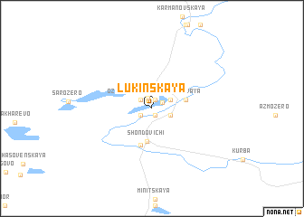 map of Lukinskaya