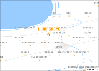 map of Lukinskoye