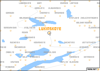 map of Lukinskoye