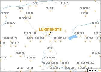 map of Lukinskoye