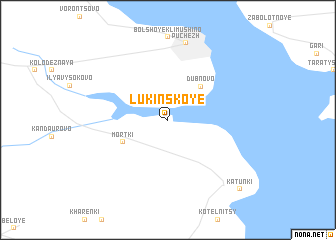 map of Lukinskoye