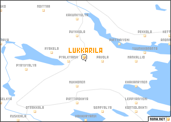 map of Lukkarila