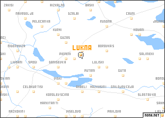 map of Lukna