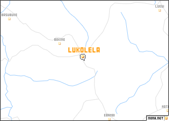 map of Lukolela