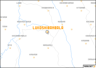 map of Lukoshi-Bambala