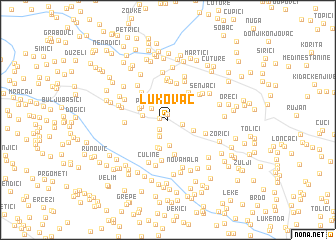 map of Lukovac