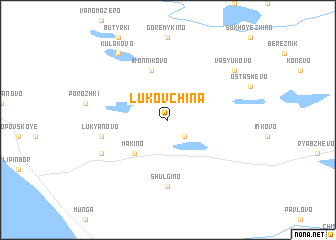 map of Lukovchina