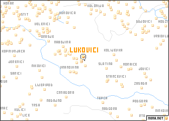 map of Lukovići