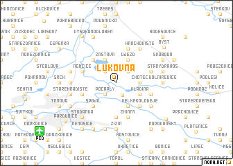 map of Lukovna