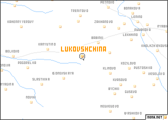 map of Lukovshchina