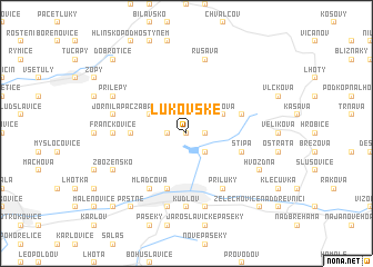 map of Lukovské