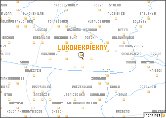 map of Łukówek Piękny