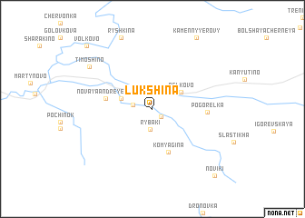 map of Lukshina