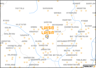 map of Luksīn