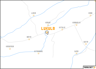 map of Lukula