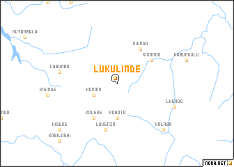 map of Lukulinde