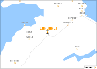 map of Lukumali