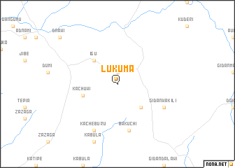 map of Lukuma