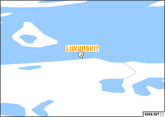 map of Lukunskiy