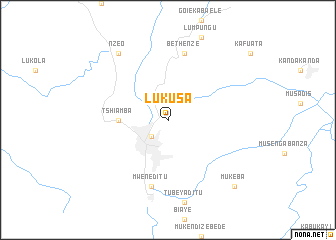 map of Lukusa