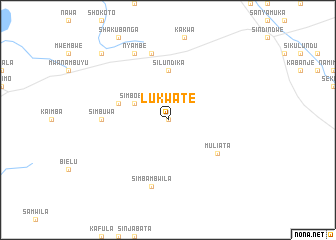 map of Lukwate