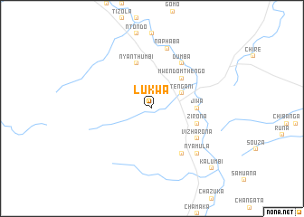 map of Lukwa