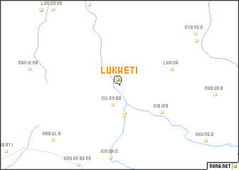 map of Lukweti