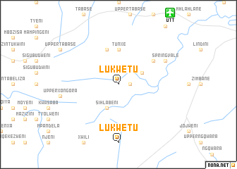 map of Lukwetu