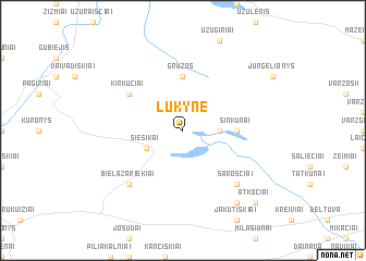 map of Lukynė