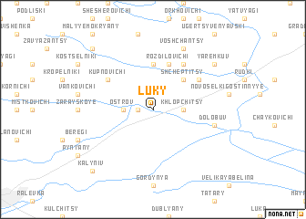 map of Luky