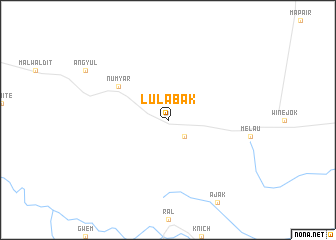map of Lul Abak