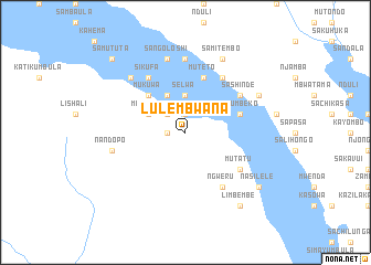 map of Lulembwana