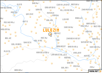map of Lulëzim