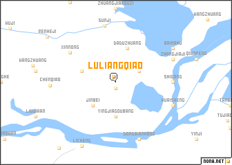 map of Lüliangqiao