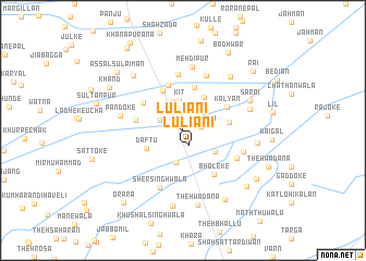 map of Luliāni