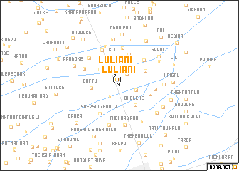map of Luliāni