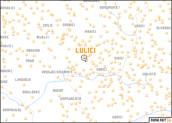 map of Lulići