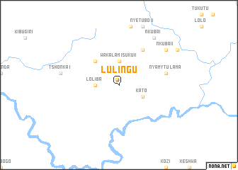 map of Lulingu