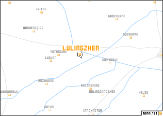 map of Lülingzhen