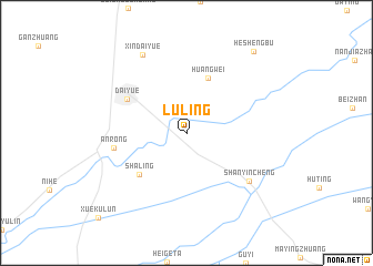 map of Luling