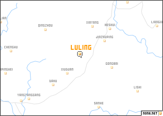 map of Luling